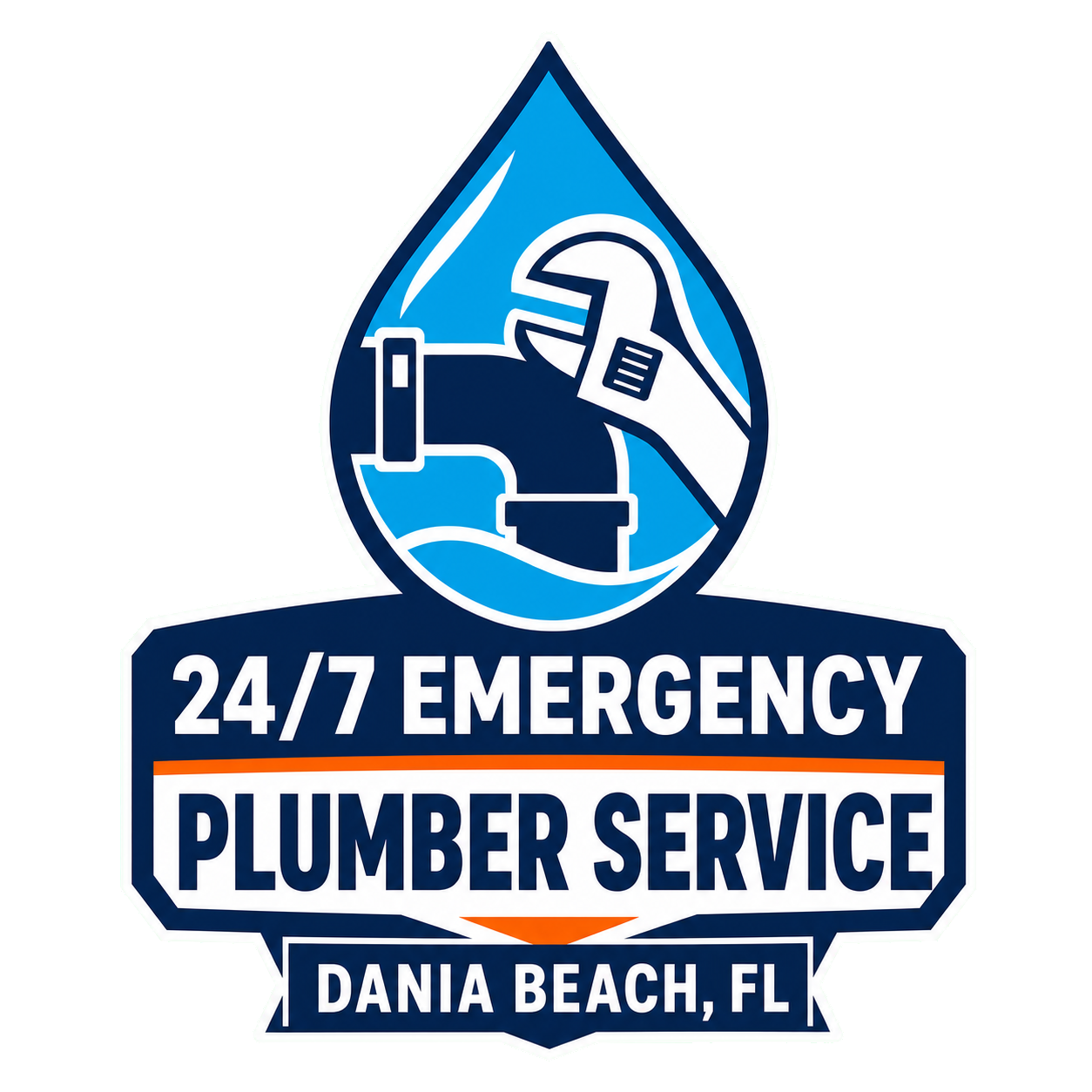 24/7 Emergency Plumber Service Logo